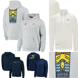 2024 YENİ F1 Hoodie Formula 1 Takım Özel Hoodie Racing Sürücü Hayranları Hoodies Bahar Sonbahar Erkekler Moda Günlük Pullover Sweatshirt