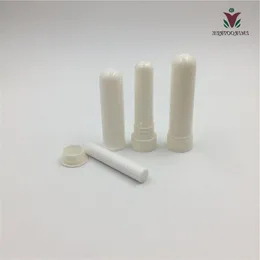 1000pcs New Mold White Nasal Inhaler Tube with Cotton Wicks Gsccj