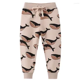 Hosen Jumping Meters Kinder Tiere Drucken Jungen Mädchen Jogginghose Herbst Frühling Wal Baby Hosen Sport Harm Kinder Lose Hose