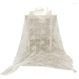 Table Cloth 150 300CM White/Black Lace Decorative El Wedding Party Dining Fabric Tablecloth Rustic Home Decor