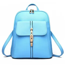Hbp mochilas femininas de couro macio de alta qualidade, bolsa escolar de grande capacidade para meninas, bolsa de ombro, bolsa de viagem, mochila219p