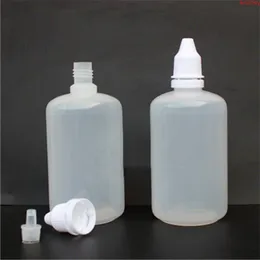 100pcs 100ml yarı saydam hırsızlık önleyici plastik şişe damlası sıvı göz damlası şişeleri esansiyel yağ alt paket şişehigh faltal jutsu