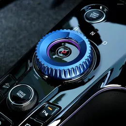 Interiörstillbehör för KIA Sportage NQ5 EV6 Seltos Niro EV Central Control Shift Gear Cover Trim Grossy Aluninum Cissings