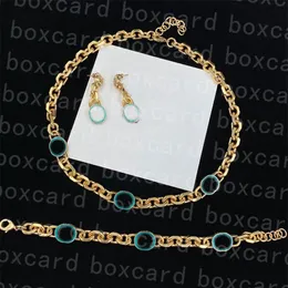 Jóias designer colar pulseira anel conjunto dia dos namorados feminino pingente colares com caixa de presente pacote aniversário day244k