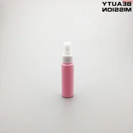BEAUTY MISSION Makeup Tools 30ml Pink Plastic Perfume Spray Bottle Cosmetic Bottles Small Packaging Containers 50PCS/LOTgood high qualt Soqp
