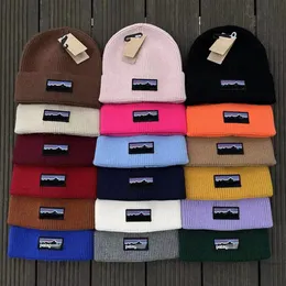 18 Farben Strickmütze Beanie Cap Männer Frauen Herbst Winter Caps Kleine Kompass Totenkopf Caps Lässige Passform