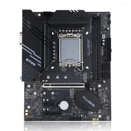 Motherboards Kllisre B760 DDR4 Motherboard LGA 1700 دعم Core I3/I5/I7/I9 12th 13th القناة المزدوجة ذاكرة B760M