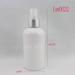 Flacone cosmetico in plastica spray bianco vuoto da 220 ml x 20 Nebulizzatore fine da 220 cc ricaricare flaconi di plastica contenitore per imballaggio cosmetico Aabwh