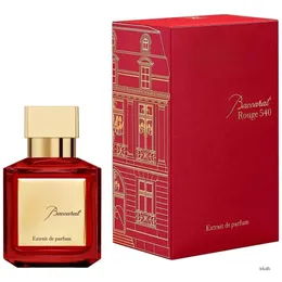 Perfumy kobiet perfumy bacarat men Kolonia kadzidło 70 ml maison bacarat rouge 540 Extrait Eau de Parfum Paris Zapach Kolonia dla męskich