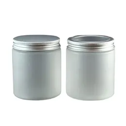 30pcs/lot 8oz cosmetic jars 도매 시청 뚜껑 뚜껑 스킨 케어 제품 패키지 디자인 250g Frost Clear 플라스틱 UDXCD