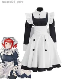 زي موضوع للجنسين cos Black Butler Mey Rin Cosplay يأتي تجهيز Halloween عيد الميلاد موحد الحجم المخصص Q240130