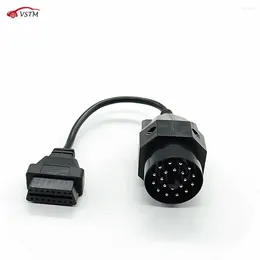 1pc OBD II -adapter för BMW 20 -stift till OBD2 16 Kvinnlig kontakt E36 E39 X5 Z3 20PIN EST Snabbaste