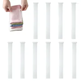 Storage Boxes Clothes Organizer Strap Self-Adhesive Band Roll Lazy Folding Strapping Adhesive Bandage Tape For