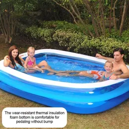 Inflatable Swimming Pool Adults Kids Pool Bathing Tub Outdoor Indoor Swimming Home Household Baby Wear-resistant Thick12423