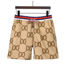 Męskie letnie designerskie szorty moda luźne garnitury pływackie damskie odzież uliczna Szybkie suszenie litery strojów kąpielowych drukowane deski plażowe spodnie men S płycie krótki 6666