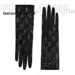 Designer luxury Five Fingers Gloves good women long Lace Bride Bridal Wedding Crystals Accessories for Brides five Fingerless Wrist Leng 434W DDOY