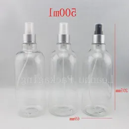 500ml 빈 갈색 플라스틱 미세 안개 미스트 스프레이 펌프 병, 500cc 애완 동물 분무기 병 플라스틱 컨테이너 스프레이 병 Cesex