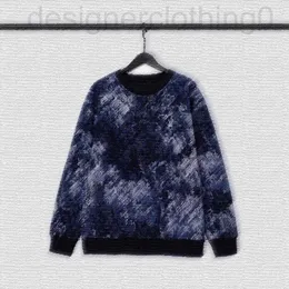 Erkek Sweaters Tasarımcısı Lüks 2024 Herbst ve Kış Lüks Tasarımcısı HOVIE HOP HERREN HOHE HOHE KALICI DRUCKEN FUUEN SURSHIRT LANGARM EI97