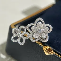 anello Anello di fidanzamento Moissanite Argento 925 con diamanti Set con diamanti riproduzioni ufficiali stile classico regalo di anniversario di diamanti di lusso 004