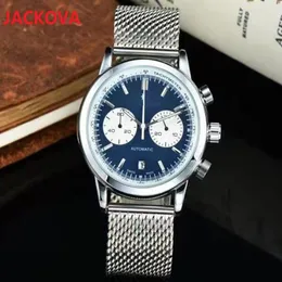 fabbrica Orologio da uomo classico completamente funzionale al quarzo Orologio da polso essenziale in pelle in acciaio inossidabile regalo impermeabile Presidente Lumious W200W