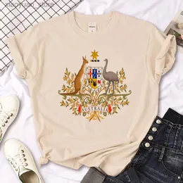 Женская футболка, австралийская футболка, женская футболка в стиле Харадзюку, дизайнерская уличная футболка, женская футболка с рисунком манги, Харадзюку, одежда 240130