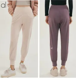 AL-0062 Spodnie jogi Kobiety Pakiet wysokiej talii Sport Sport Pant Girl plus size jogger drespants trening spodni fitness