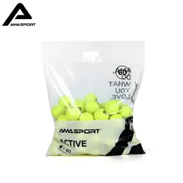 Amasport Tennis Balls 연습 교육 압력이없는 고품질 고품질 내구성 탄력 초보자 스포츠 240124