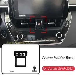 Suportes de montagem de telefone celular Base de suporte de telefone de carro Montagens especiais para Toyota Corolla 2019-2022 Acessórios de base de suporte de saída de ar fixo com cabeça esférica 17mm YQ240130