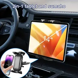 Cell Phone Mounts Holders Universal Tablet Stands Phone Holder Car CD Slot Tablet Bracket Mobile Phone Mount For IPad Mini Pro Samsung iPhone YQ240130