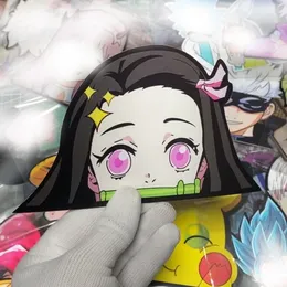 Kamado Nezuko Demon Slayer 3D anime anime anime motion sticker for laptop ، ribrigerator ، skatoboard ، decor decor kid gifts toy gifts