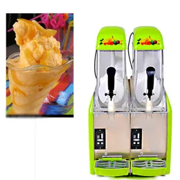 Automatic Double Bowl Mud Snow Melting Machine Ice Mud Frozen Beverage Machine