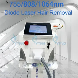 Diodlaser 808 Hårborttagningsmaskin smärtfri permanent 808nm laser hudvård skönhet spa klinik salongutrustning med kylsystem