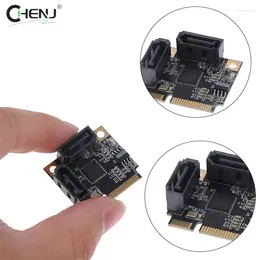 Computer Cables High Quality ASM1061 Mini PCIE To SATA3.0 Add On Cards Expansion Adapter Converter Controller SATA Multiplier