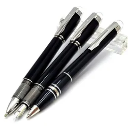 ترويج Ballpoint Pens بالجملة - الكتابة الفاخرة Pen Star -Walk Black أو Sliver Rollerball Fointain School School Suppl Dhnus