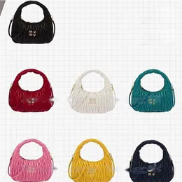 Modedesigner väskor satin mini handväskor outrarm vandring miui hobo clutch håller handväska axelväska lyx retro plånbok läder bankett tote rese handväska mm