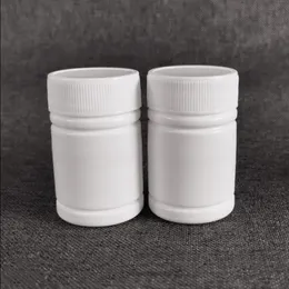 Bezpłatna wysyłka 100pcs 30 ml 30 cm3 30G HDPE Białe puste farmaceutyczne plastikowe medycyny Butelki z czapkami aluminium uszczelniacze Kscqt