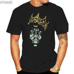 Мужские футболки Notorious Big T Shirt Custom с коротким рукавом Мужская одежда Hiphop Rock Плюс Размер Хлопок с круглым вырезом Art Design Мужская рубашка 240130