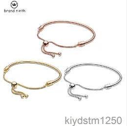 925 Silber für Charms Schmuck Perlen Perlen Anhänger Diy Rose Gold Moments Collection Shine Slider Armreif Geburtstag Romantisch 04177 Ul15