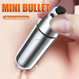 Vibratori Mini vibratore a pallottola a singola velocità Vibrazione del punto G Stimolatore del clitoride della vagina Giocattoli adulti del sesso per la masturbazione delle donne