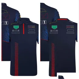 Vestuário de motocicleta 2023 F1 Equipe Nova Camiseta Roupas Quatro Estações Forma One Racing Oficial Personalizado Drop Delivery Automóveis Motocicleta Ot2Fj