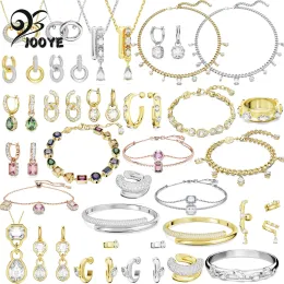 Оригинальные комплекты 2024 Dextera Still, ожерелье, серьги, браслет, прекрасный набор для женщин, роскошные ювелирные изделия из нержавеющей стали, романтический подарок с логотипом