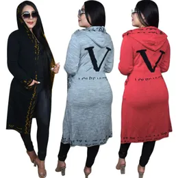 New Women's Sweaters dress Women Casual fashion Luxury brandLV designer Sweaters Knitwear hooded coat M4039