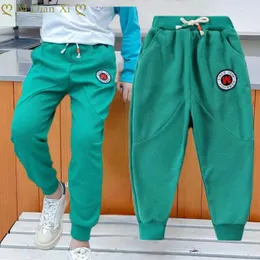 Spodnie Waffle Wzory 2024 Spring and Autumn Children's Pants Sports Boys 'Rature Preschool 1-12Y Wear