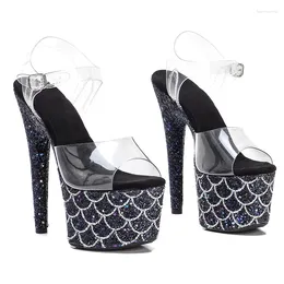 Верхний 272 Laijianjinxia 17cm/7inches Sandals Pvc Fashion Sexy Exotic High High Platm