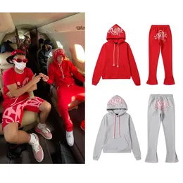 Najlepsi projektanci Bluzy Pantie Wiersz Syna World Tracksuit Pure Cotton Blushirts Pullover Hooded Sylaworld Fashion Street Hip Hop Zestaw dla mężczyzn i kobiet S46332