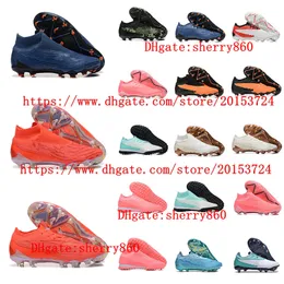 Mens Soccer Shoes Phantomes Gxes Elitees FG SG TF Cleats Football Boots Tacos de Futbol Trainers Sports Size 39-45
