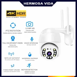 Telecamera IP WiFi da esterno Zoom digitale 4X AI Rilevamento umano ONVIF CCTV wireless Protezione di sicurezza domestica