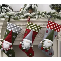 Ano novo natal meia saco presente de natal saco de doces noel decorações de natal para casa natal navidad meia árvore decor1281x