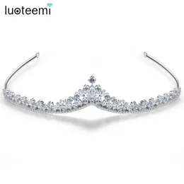 المجوهرات Luoteemi Shinnig الزفاف الزفاف Tiara Clel