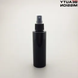 Strumenti pratici per il trucco!Flacone spray in plastica vuota nera da 120 ml, atomizzatore PET piccolo ricaricabile, contenitore per campioni di profumo, alta qualità Uwqm